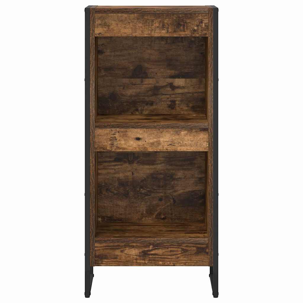 Bücherregal 2 pcs Schwarz Eichen-Optik 60 x 30 x 189,5 cm