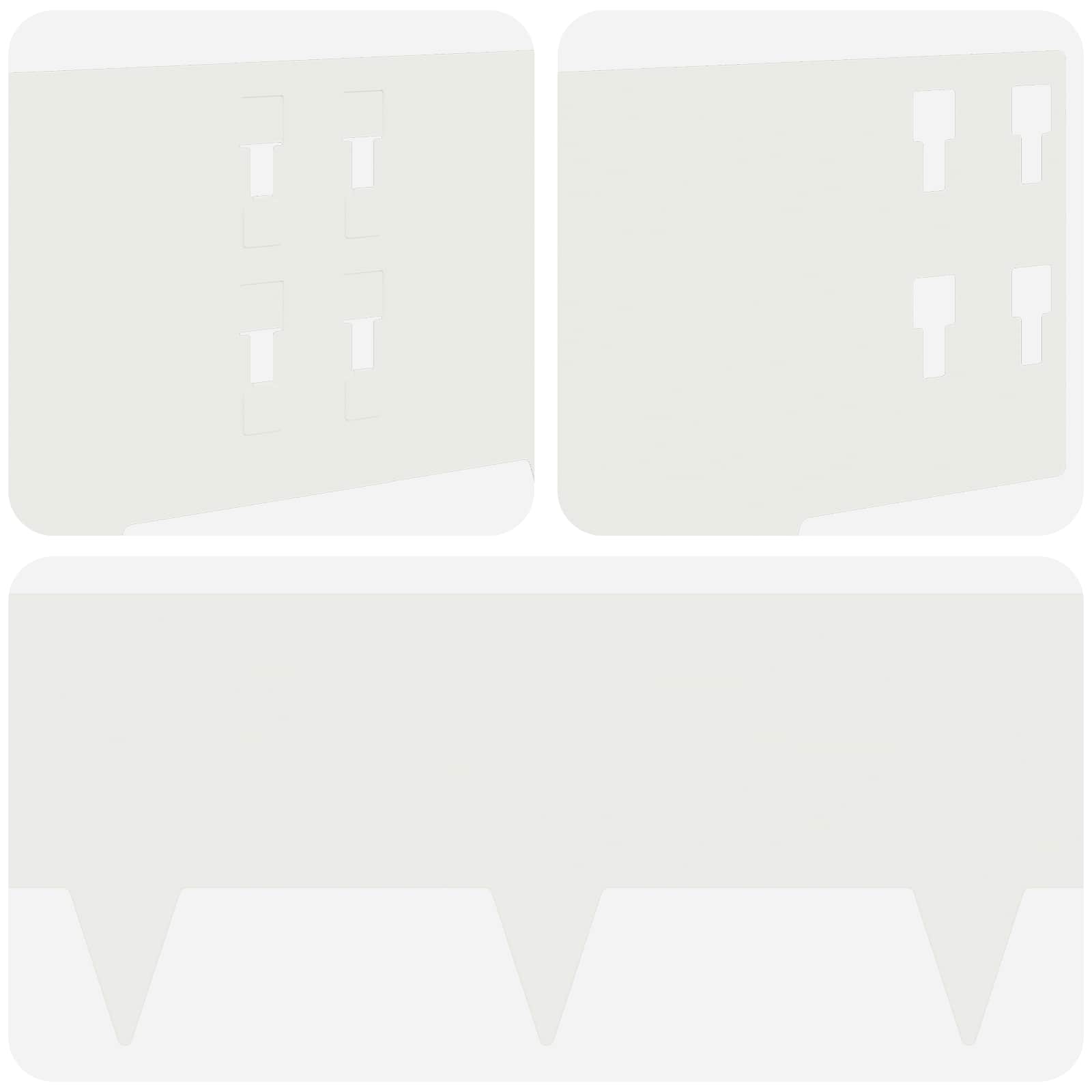 Raseneinfassung 10 pcs 100 x 12 cm Stahl Schwarz