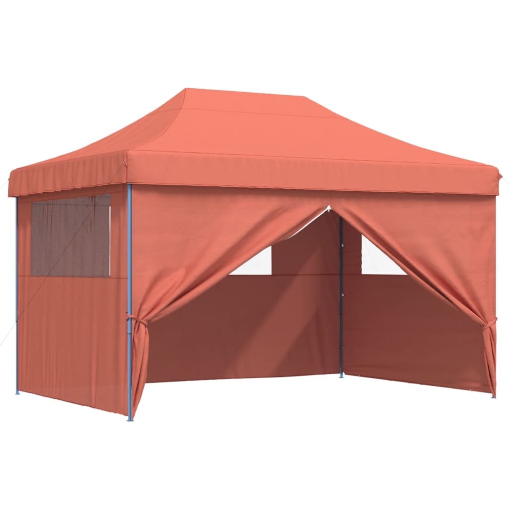 Partyzelt Faltbar Pop-Up Beige 410x279x315 cm