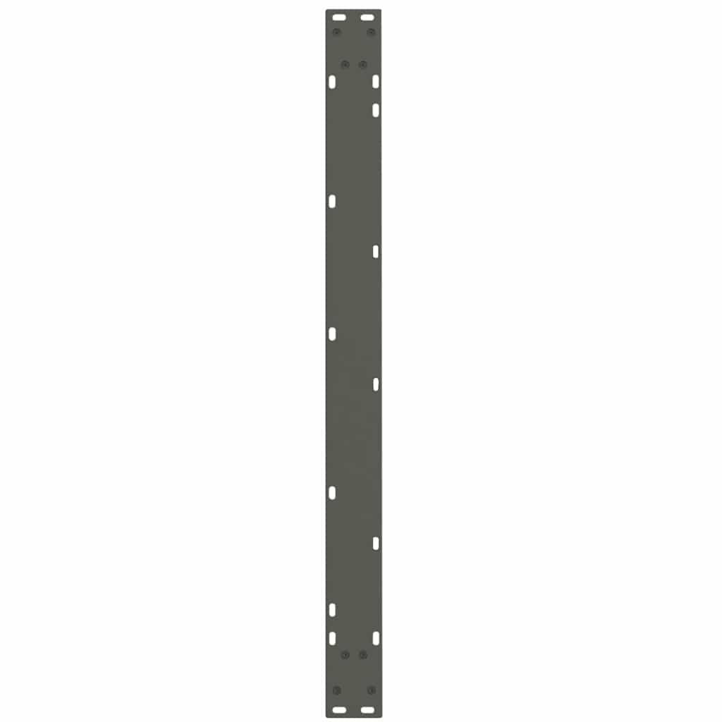 Couchtischbeine V-Form 2 Stück Schwarz 30x(30-31,3) cm Stahl