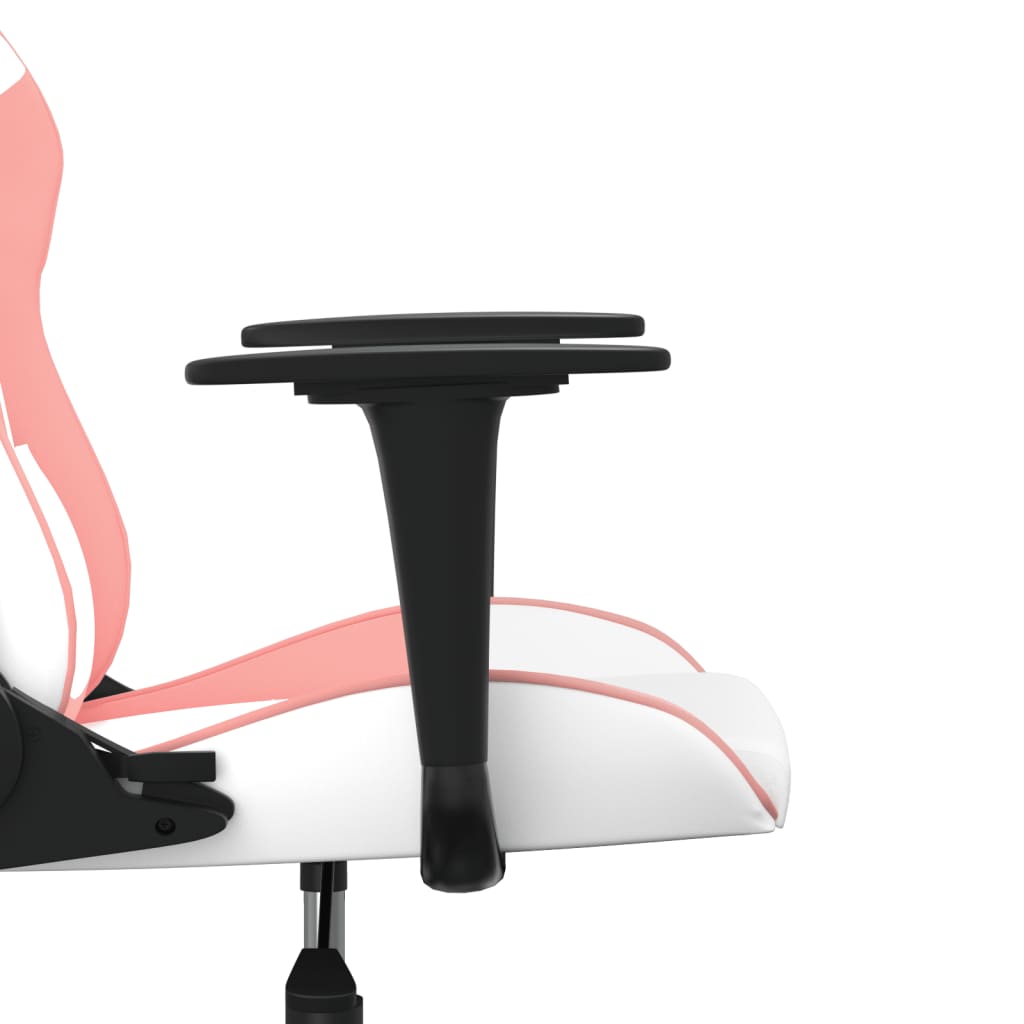Gaming-Stuhl mit Massagefunktion Schwarz und Rot Kunstleder