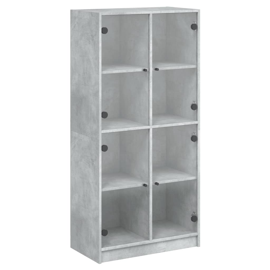 Bücherschrank mit Türen Weiß 136x37x142 cm Holzwerkstoff