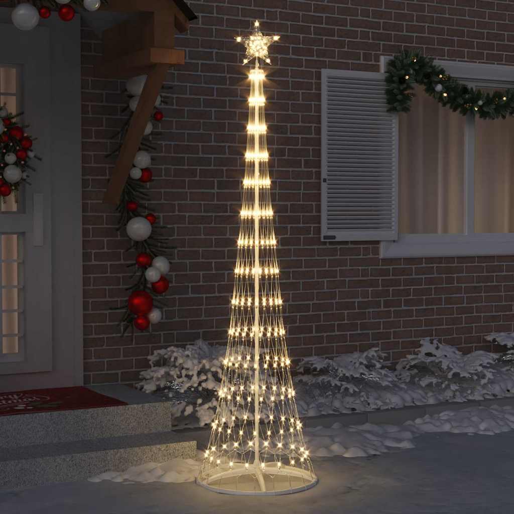 LED-Weihnachtsbaum Warmes Weiß 51 x 51 x 190 cm Metall