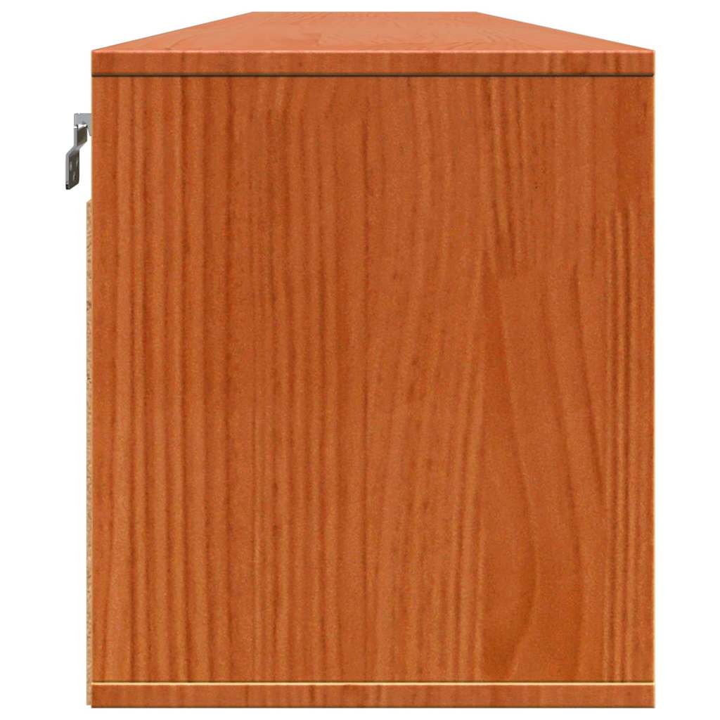 Wandschrank 100x30x35 cm Massivholz Kiefer