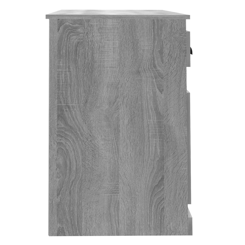 Schreibtisch mit Schublade Weiß 115x50x75 cm Holzwerkstoff