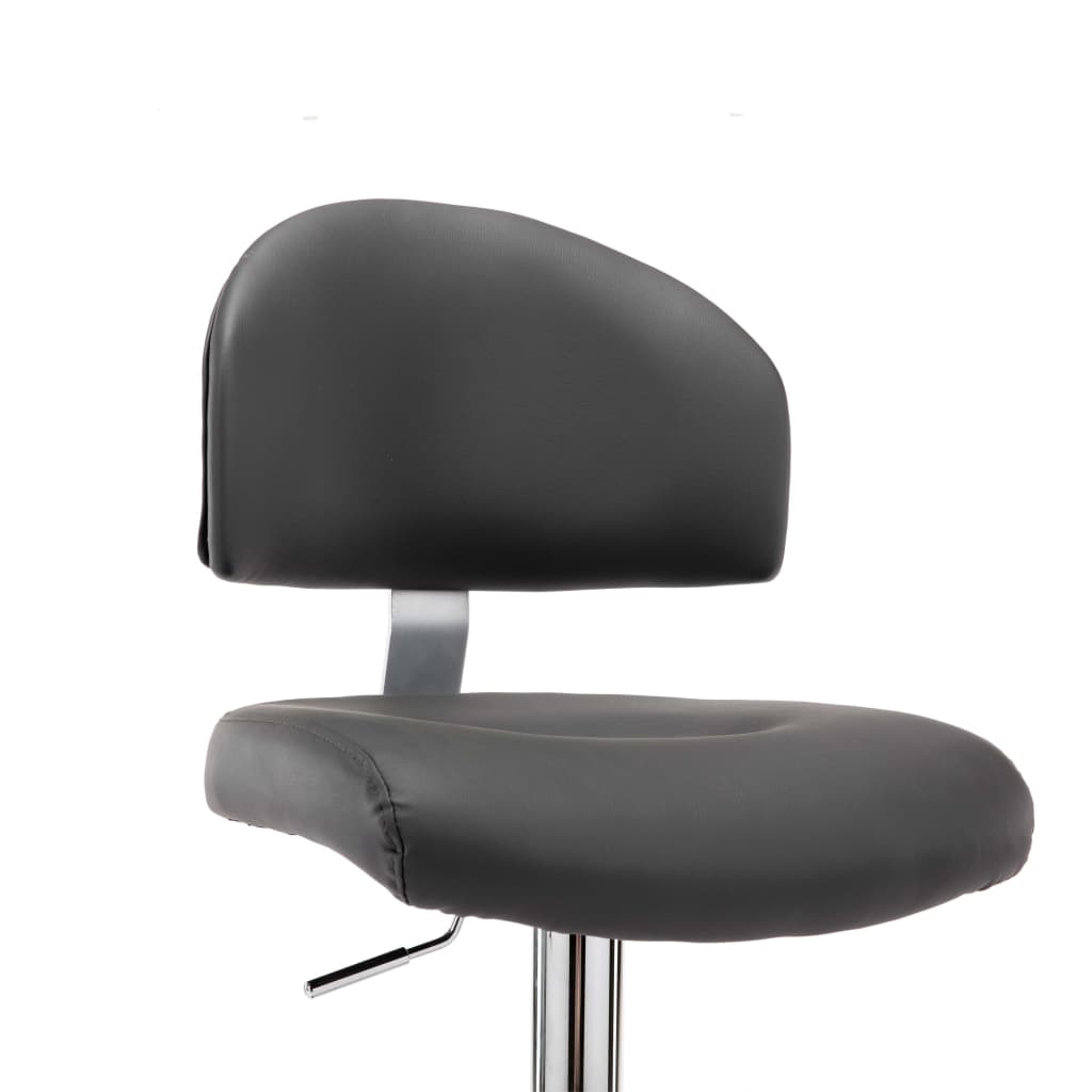 Barhocker Schwarz Kunstleder