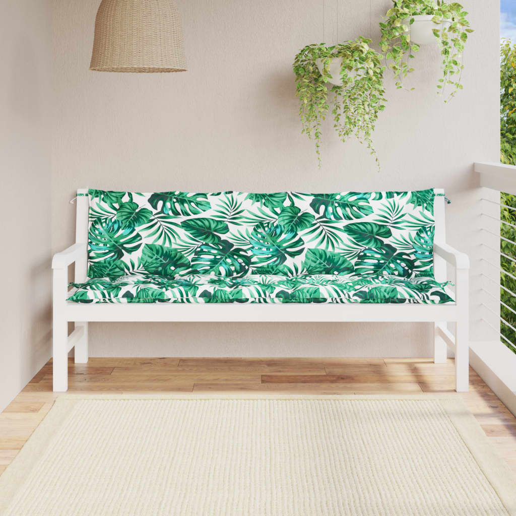 Gartenbank-Auflagen 2 Stk. Königsblau 100x50x7 cm Oxford-Gewebe
