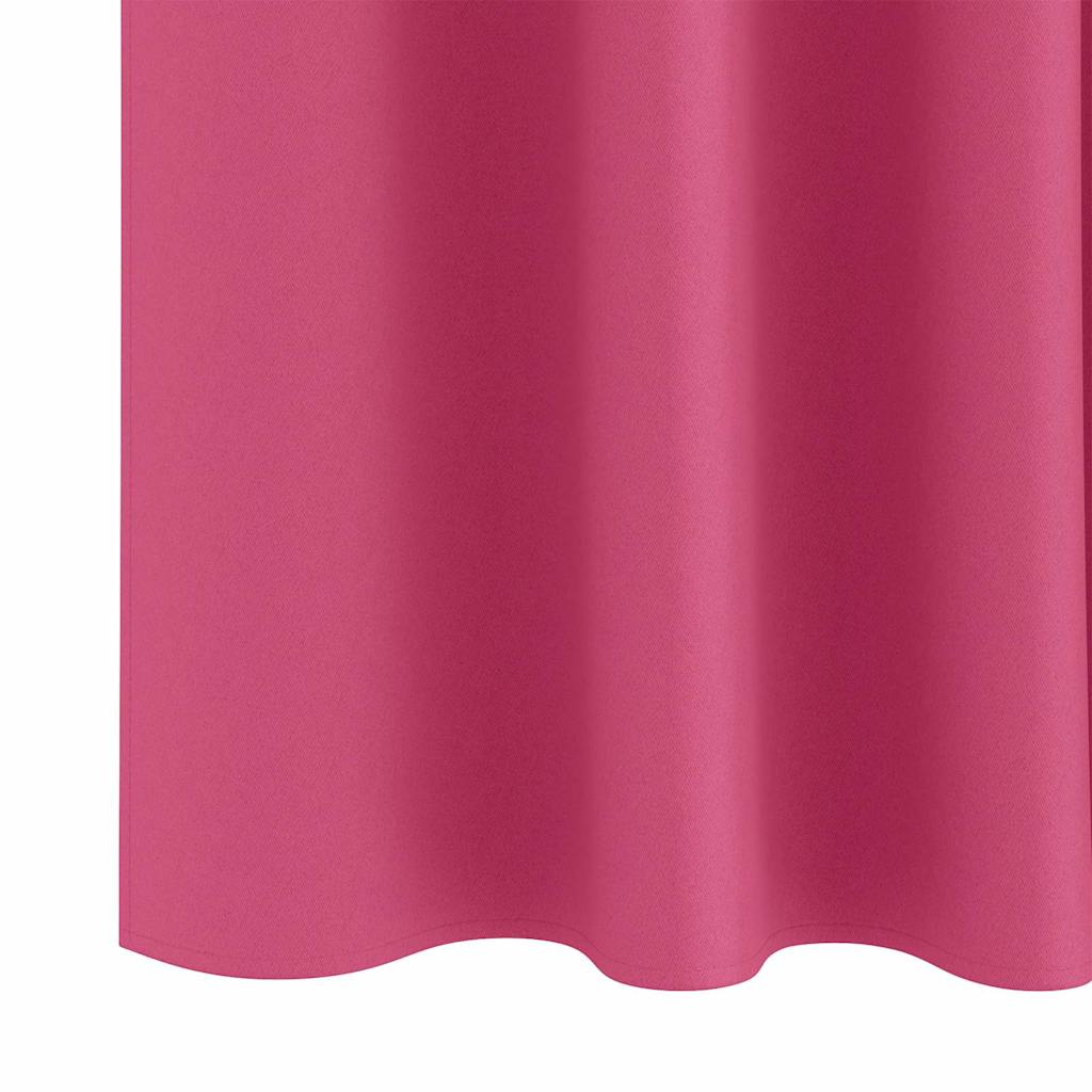 Verdunkelungs-Vorhänge mit Ringen 2 pcs Beige 140 x 140 cm