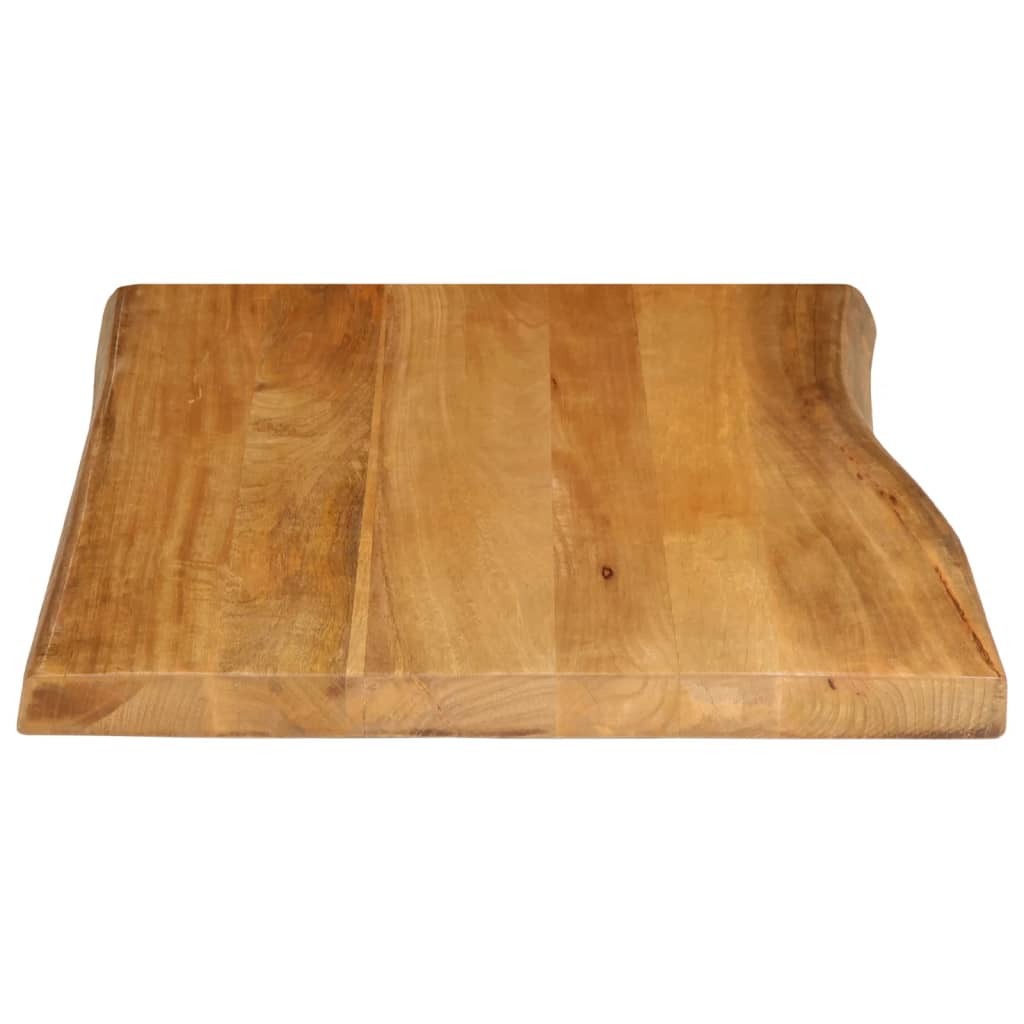 Tischplatte 40x40x2,5 cm Rechteckig Massivholz Akazie Baumkante