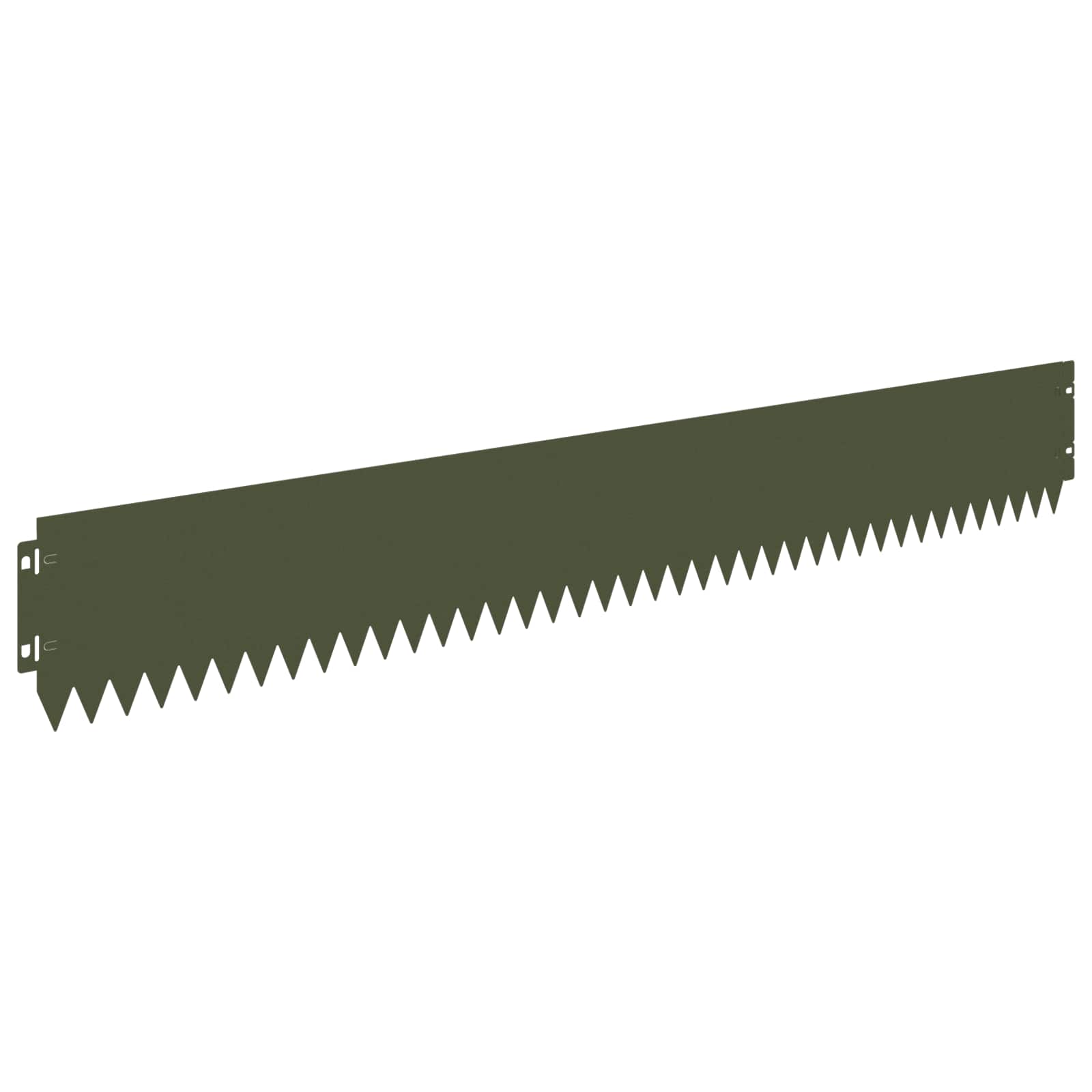 Raseneinfassung 10 pcs 103 x 10 cm Stahl Schwarz