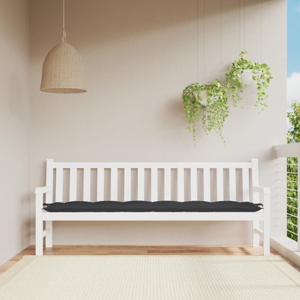 Gartenbank-Auflage Anthrazit 100x50x7 cm Oxford-Gewebe
