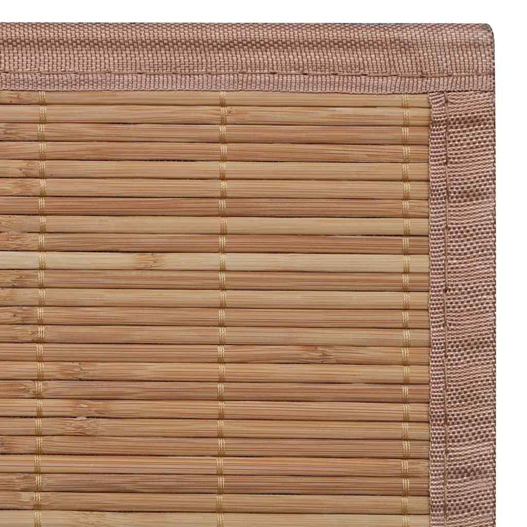Teppich Bambus Natur Rechteckig 80x200 cm