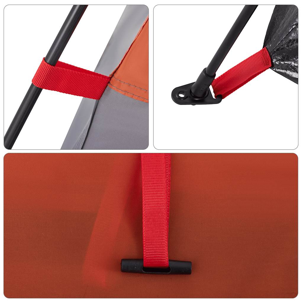 Campingzelt 4 Personen Grün Quick Release