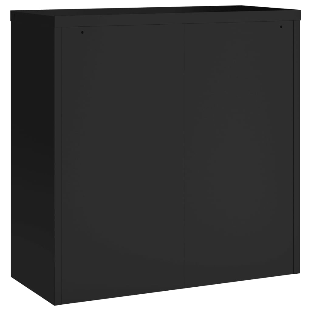 Aktenschrank Weiß 90x40x110 cm Stahl