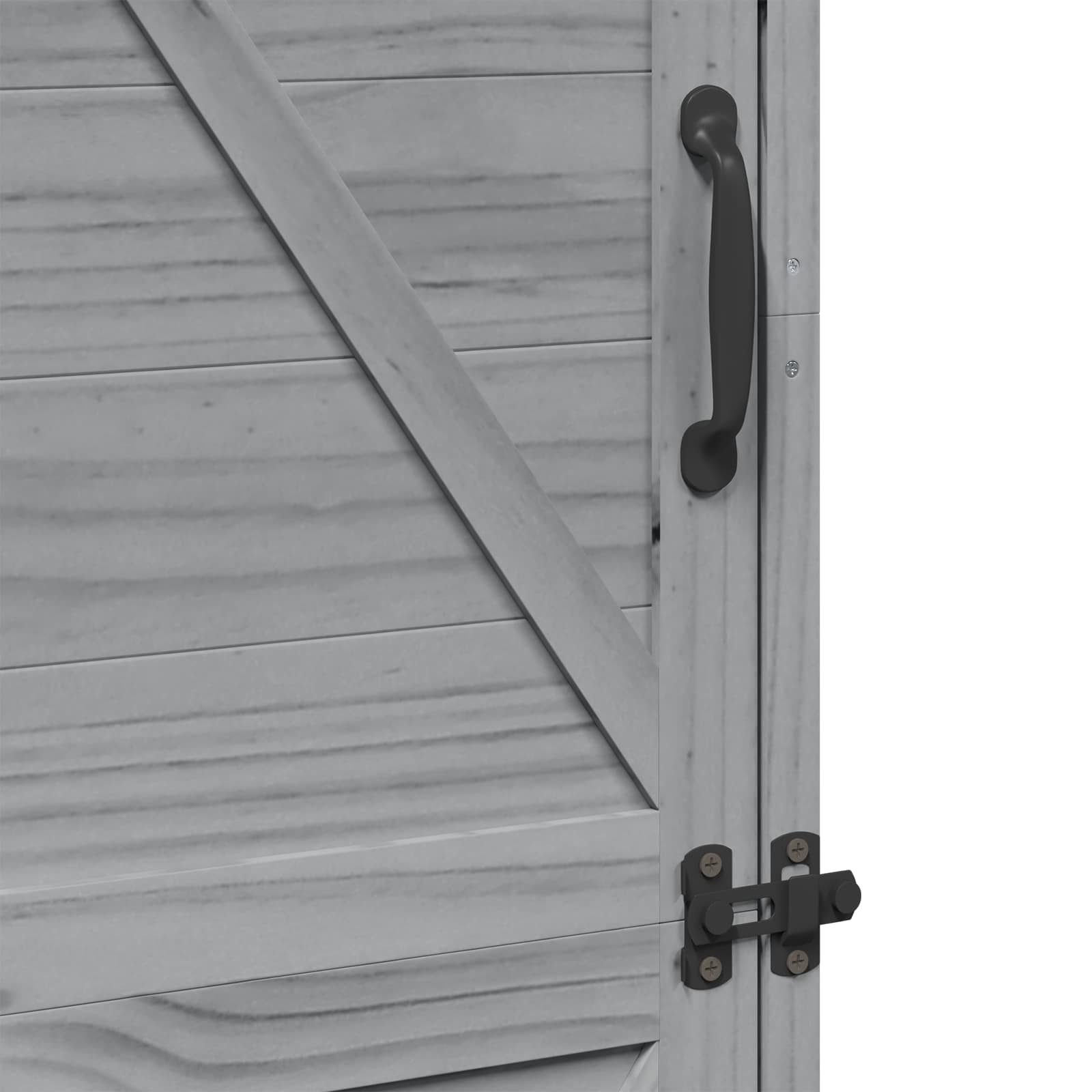 Gartenschuppen Natur 59,5 x 56 x 113,5 cm Massivholz aus Fichte
