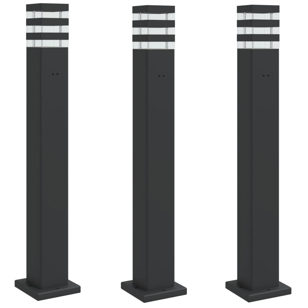 Wegeleuchte Schwarz 50 cm Aluminium