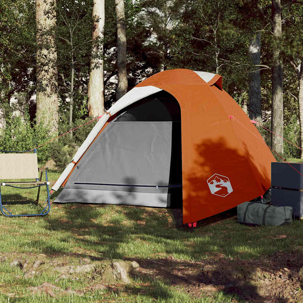 Kuppel-Campingzelt 2 Personen Olivgrün Wasserdicht