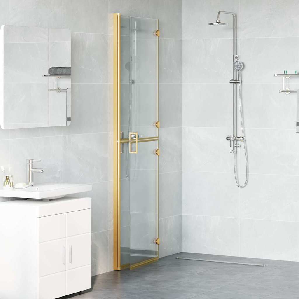 Faltbare begehbare Duschwand Transparentes ESG Glas 70x190 cm