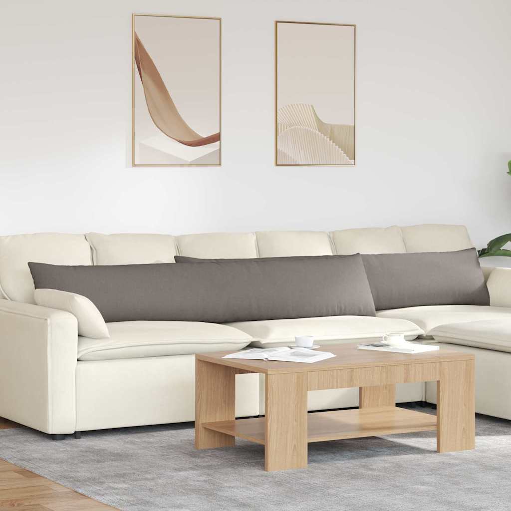 Sofakissen 2 pcs Hellgrau 50 x 30 cm Stoff