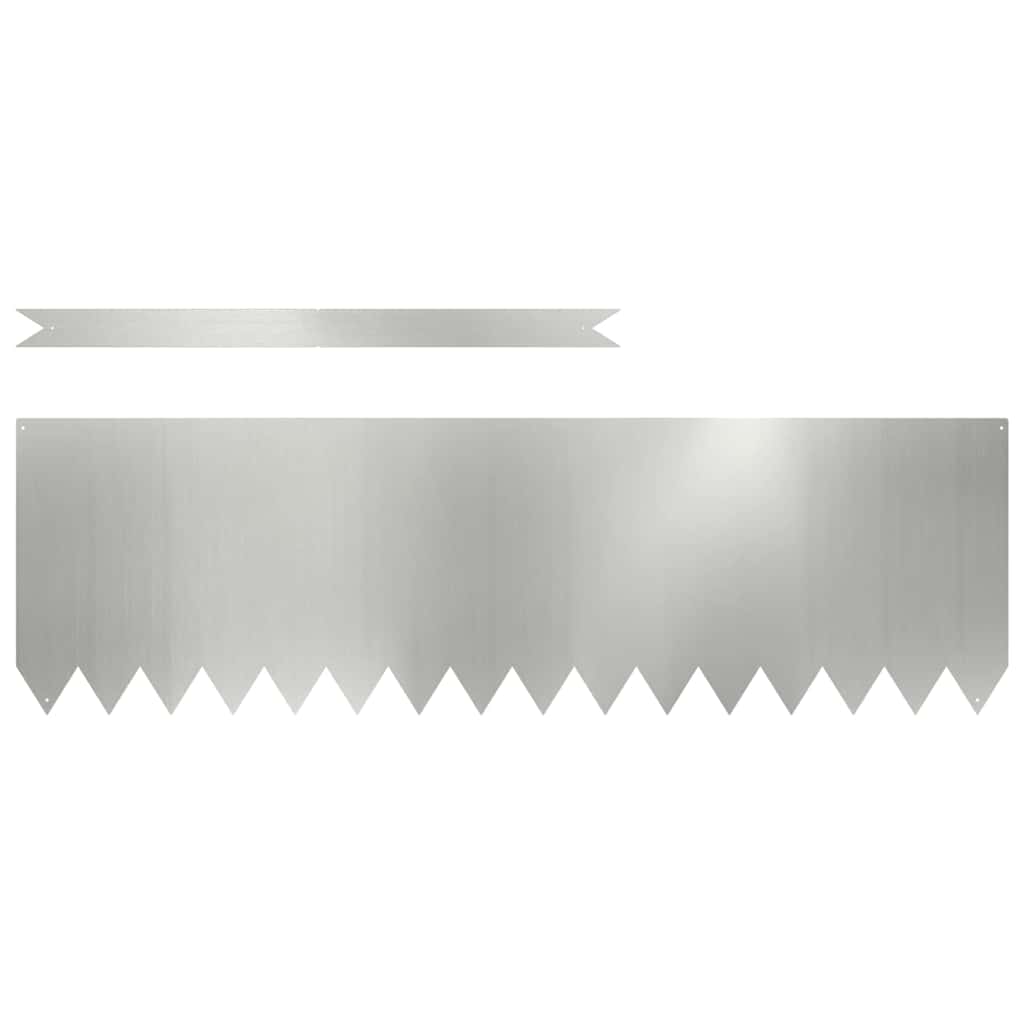 Raseneinfassung 50 pcs Schwarz 100 x 0,05 x 20 cm