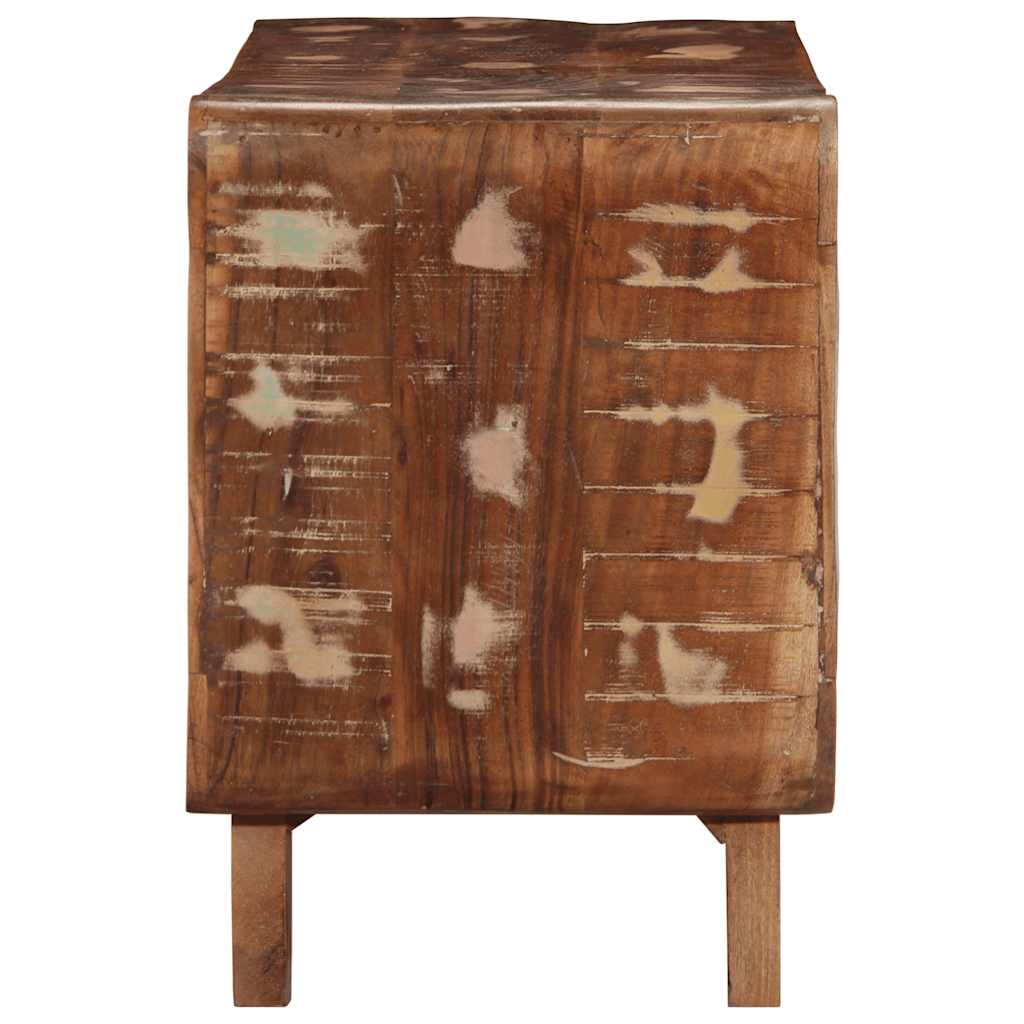 TV-Schrank 105x46x32 cm Raues Massivholz Mango