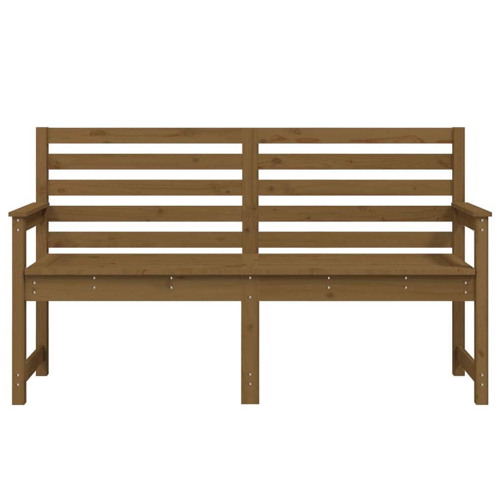 Gartenbank Grau 109x48x91,5 cm Massivholz Kiefer