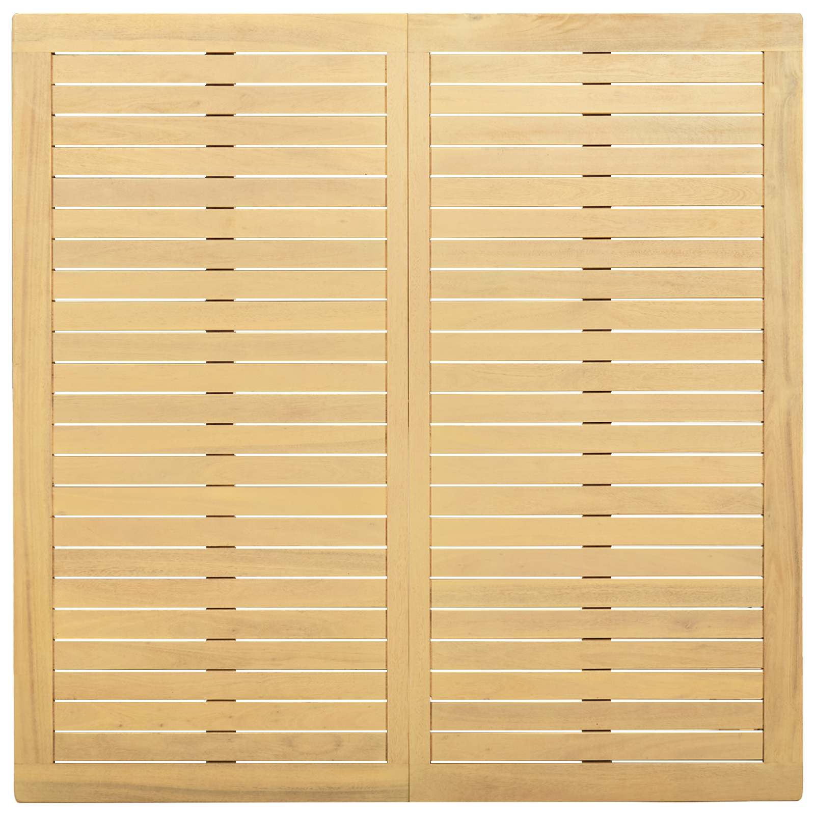 Couchtisch Helles Akazienholz 45 x 45 x 36 cm Massivholz Akazie