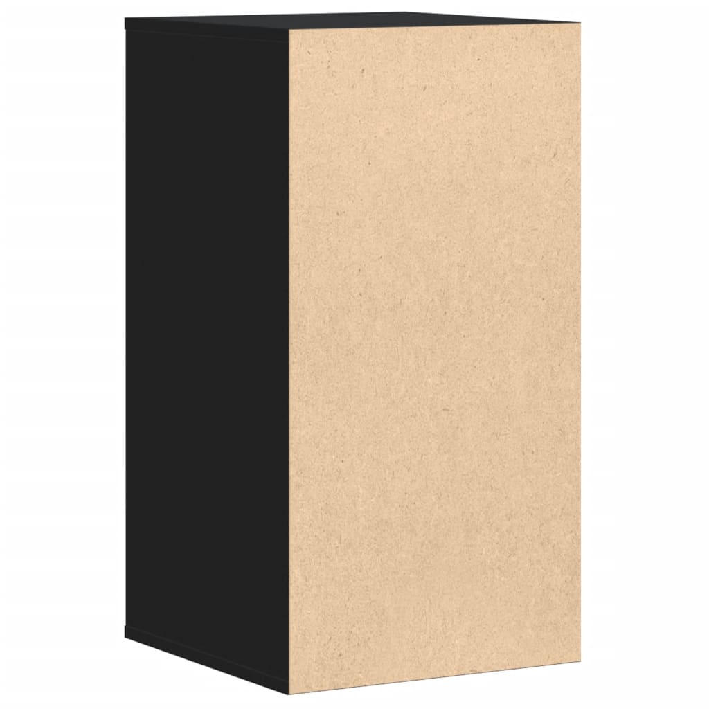 Schubladenschrank Schwarz Eichen-Optik 41 x 40 x 58 cm