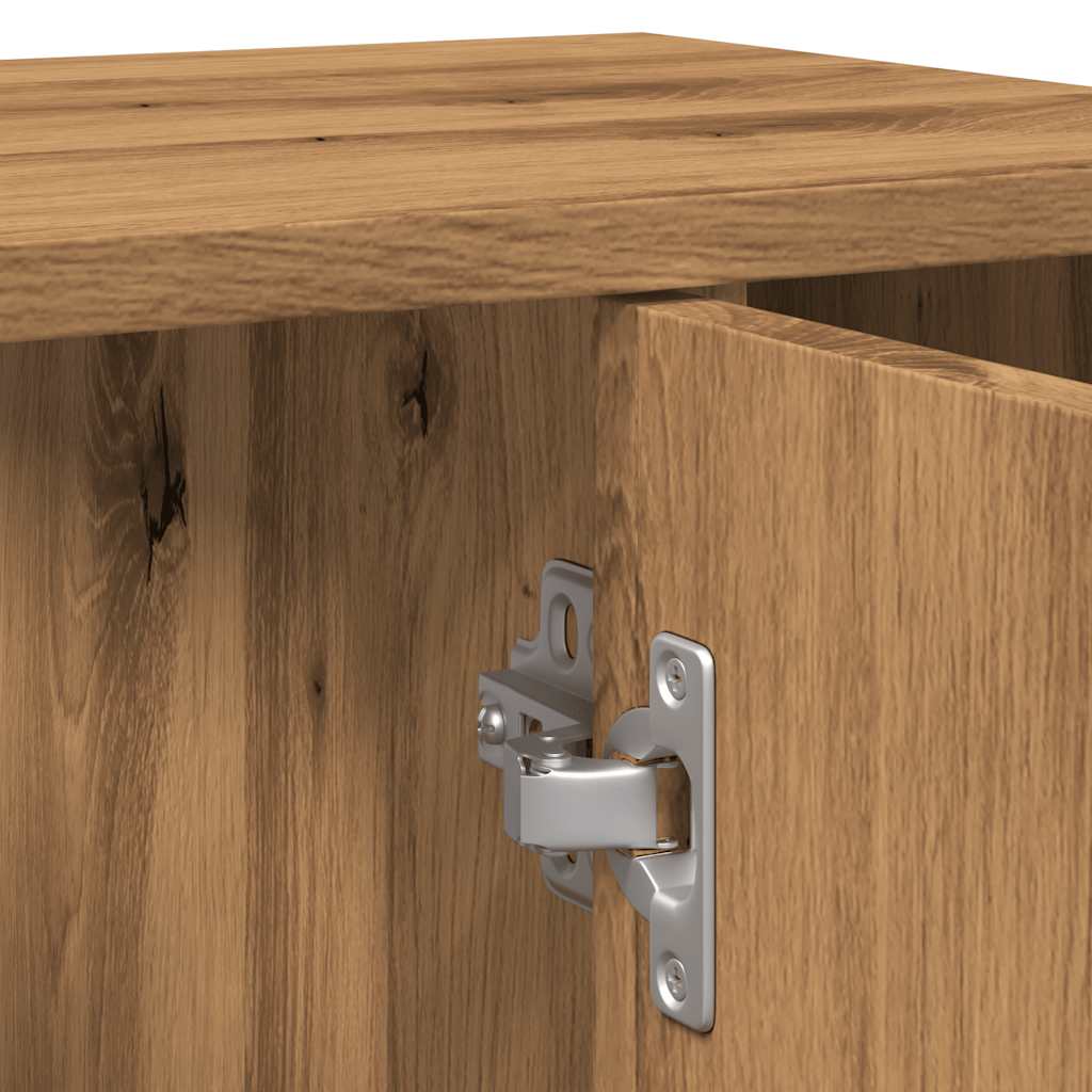 Badezimmerschrank Weiß 60x32x53,5 cm Holzwerkstoff