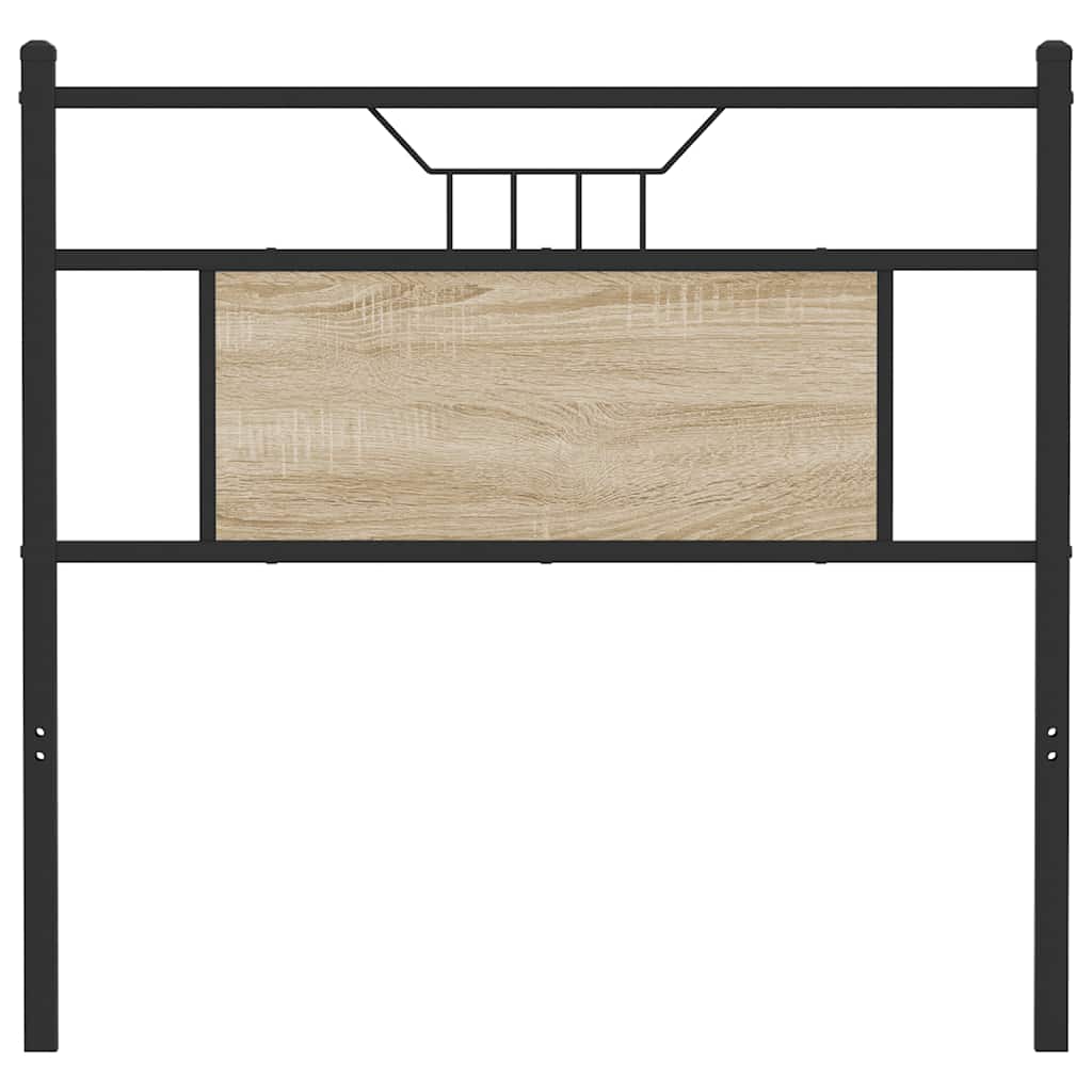 Ersatz-Kopfteil Räuchereiche 75 cm Holzwerkstoff und Stahl