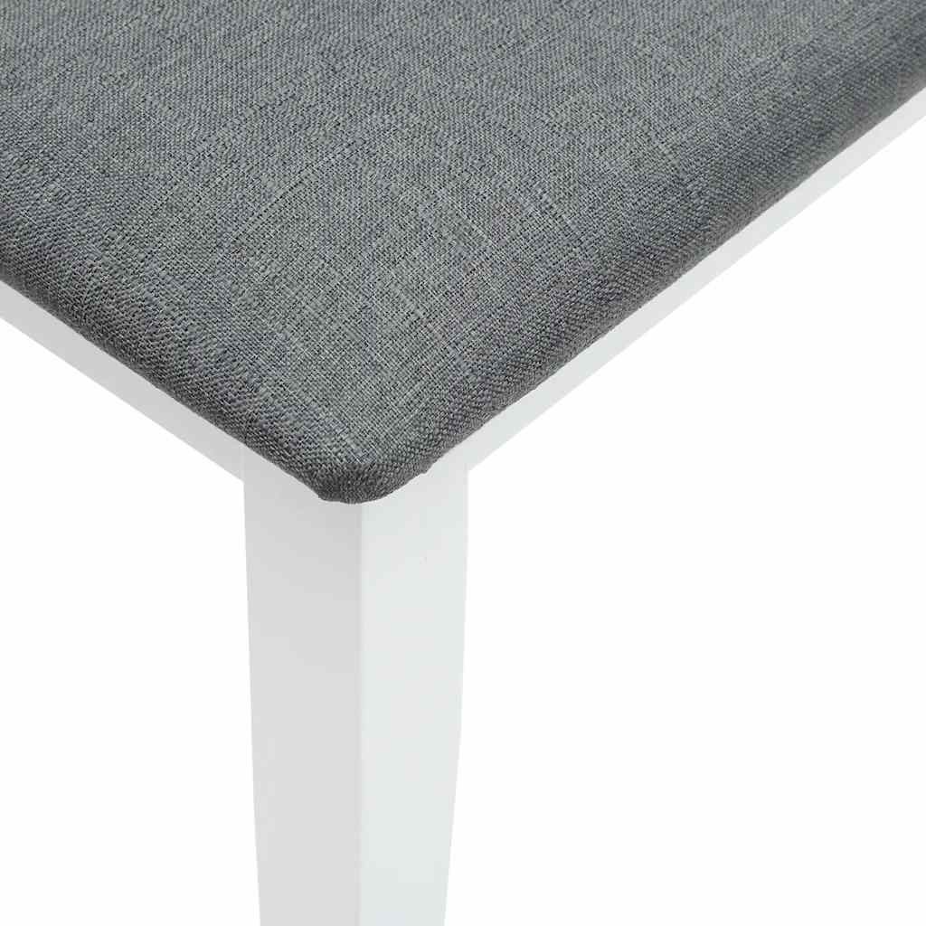 Bank 110 cm Braun Massivholz Gummibaum