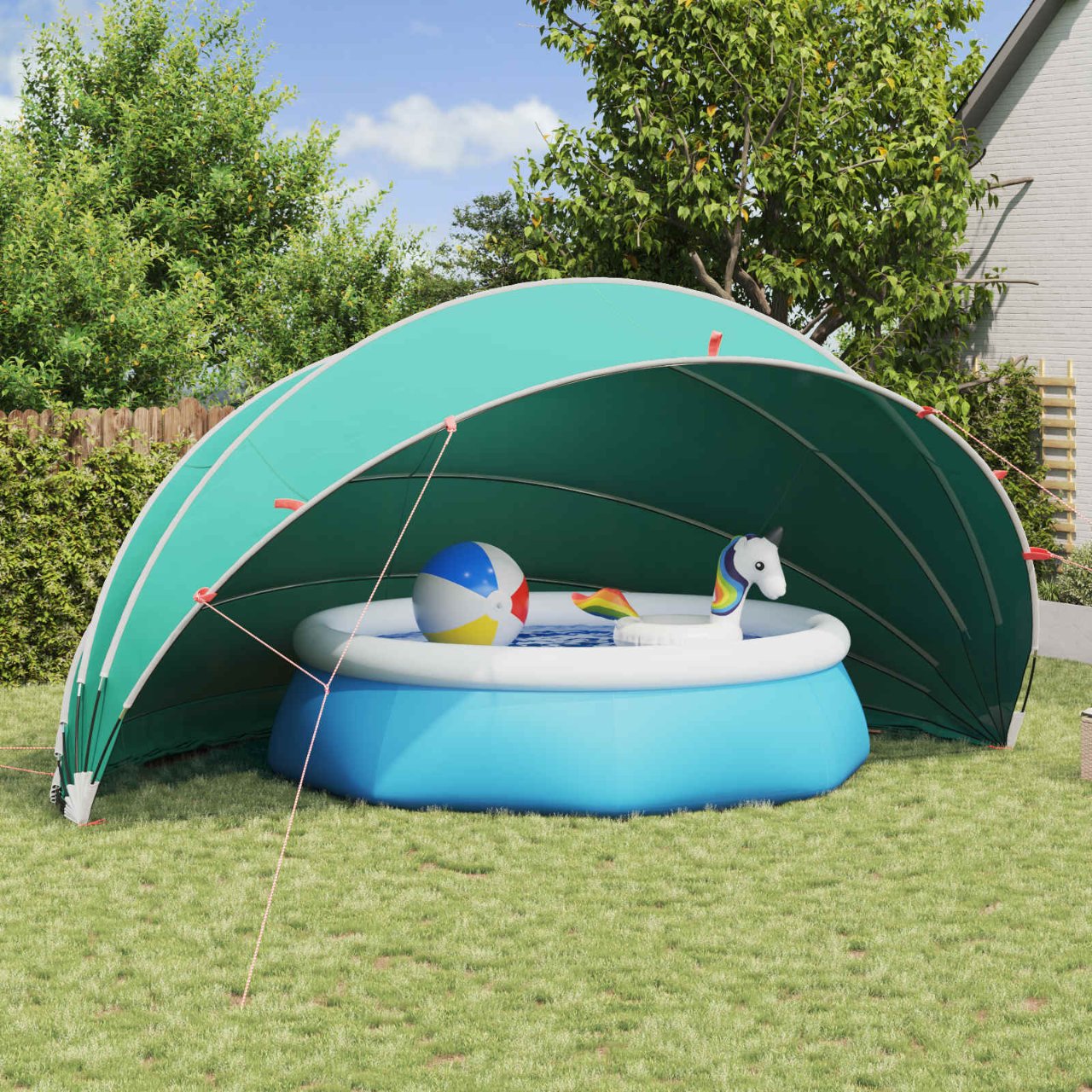 Pool-Dome 336 x 322 x 160 cm 185T Polyester mit PU-Beschichtung