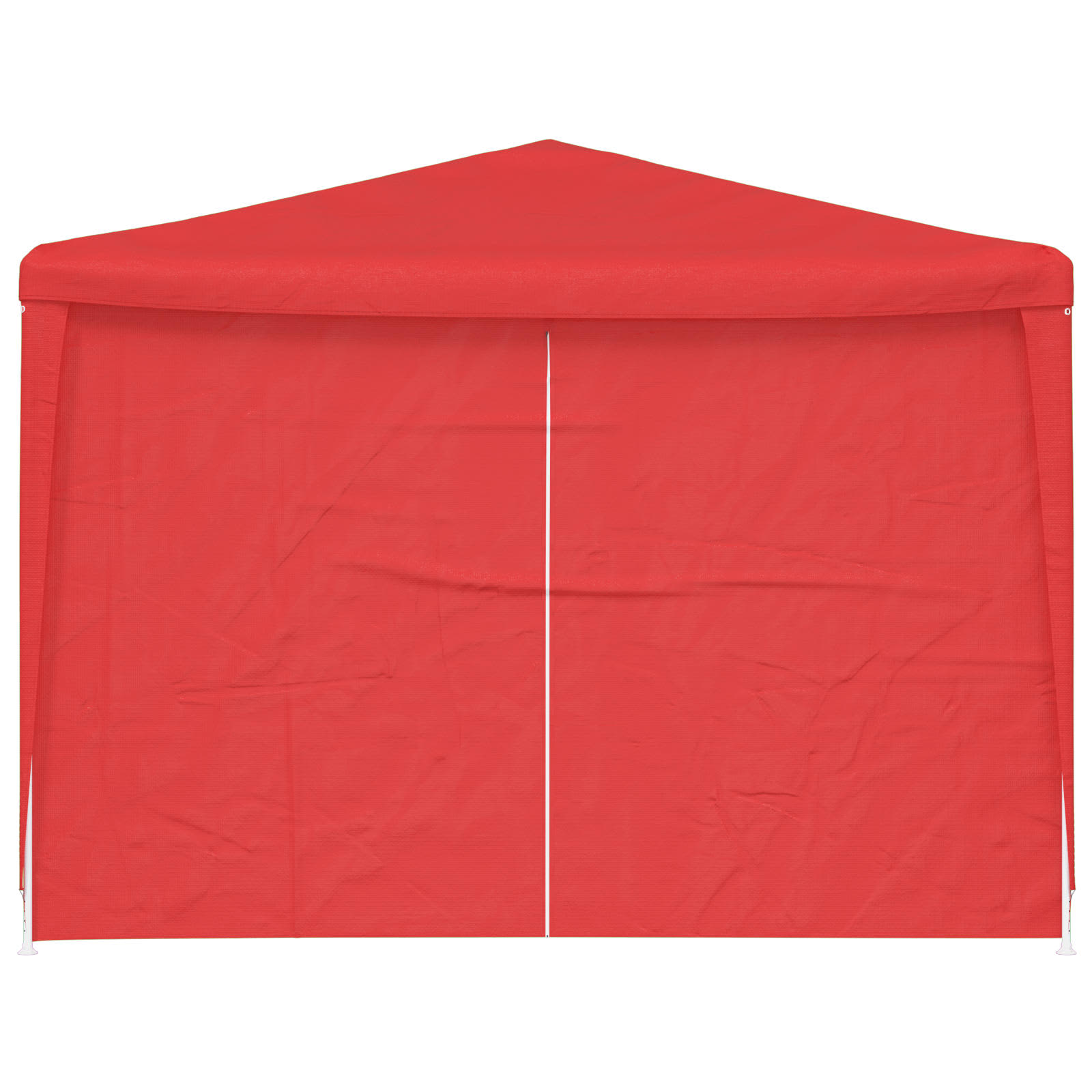 Party-Zelt 400 x 300 x 255 cm Rot PE und Stahl