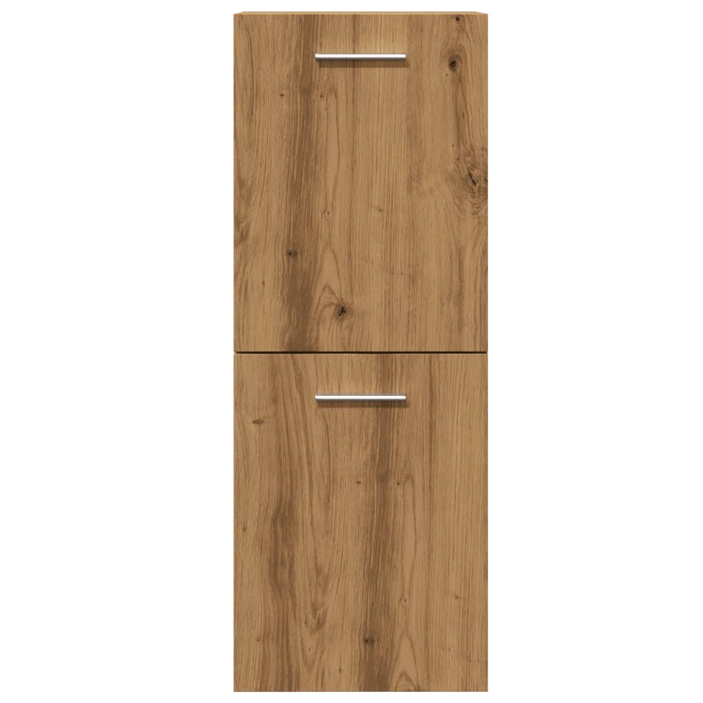 Badezimmerschrank Weiß 30x30x80 cm Holzwerkstoff