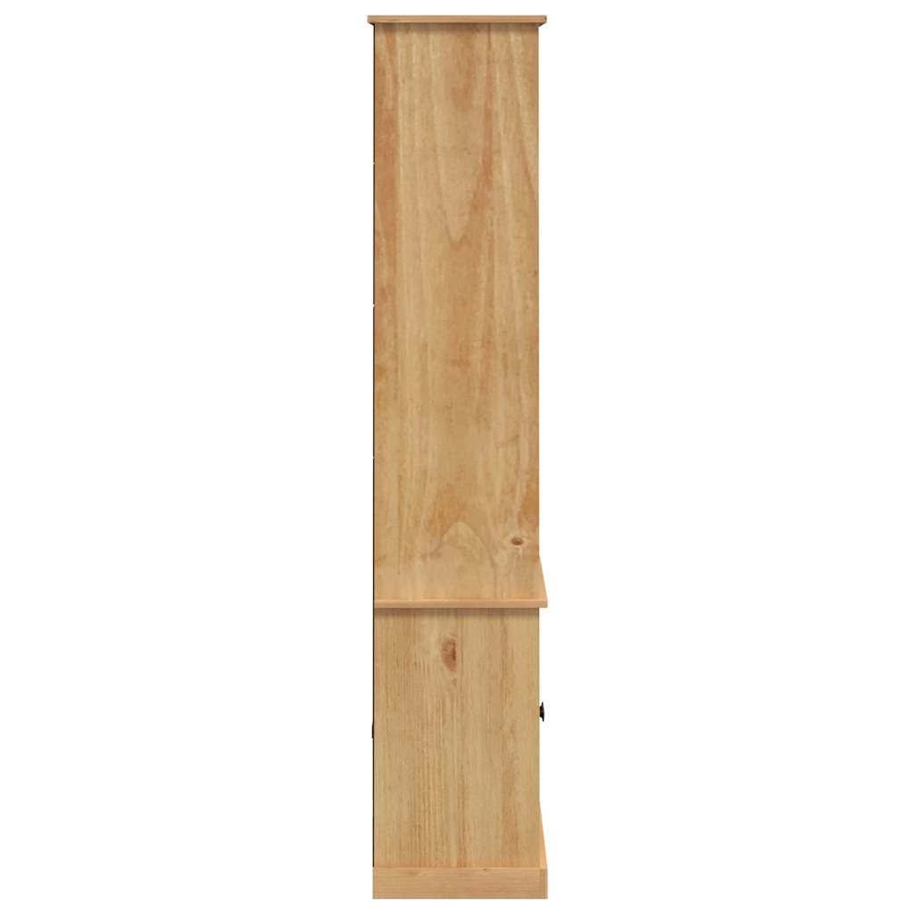 Bücherregal VIGO Weiß 85x35x170 cm Massivholz Kiefer