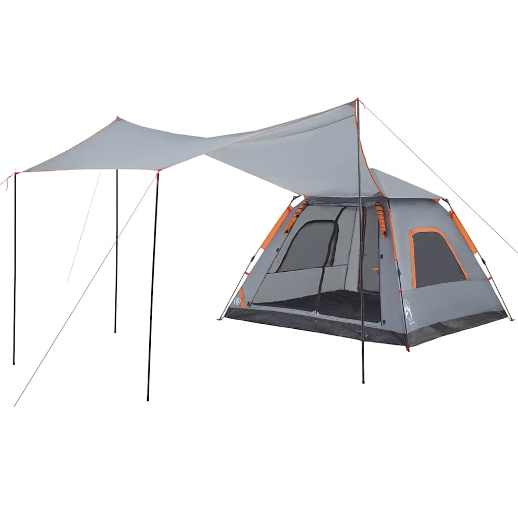 Kuppel-Campingzelt 4 Personen Grün Quick Release