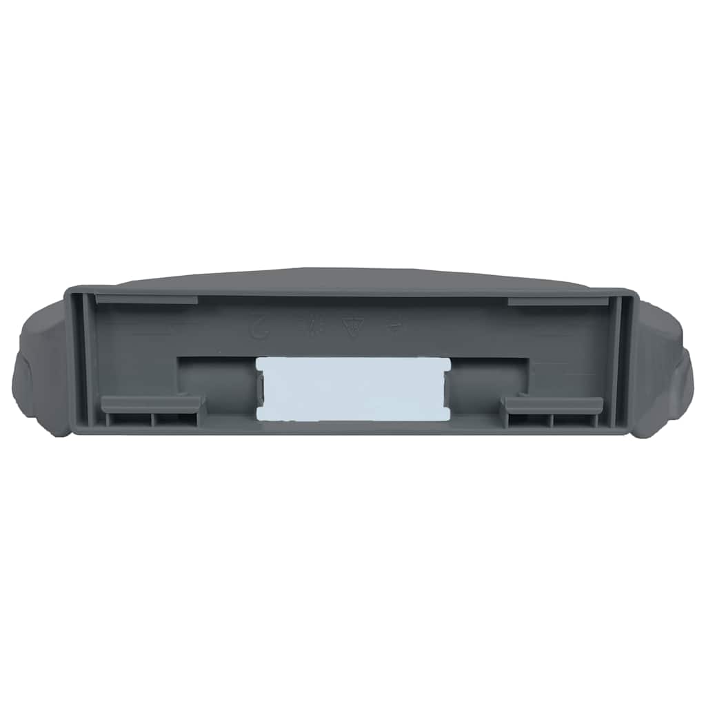 Toilettensitz mit Absenkautomatik Hellgrau Oval