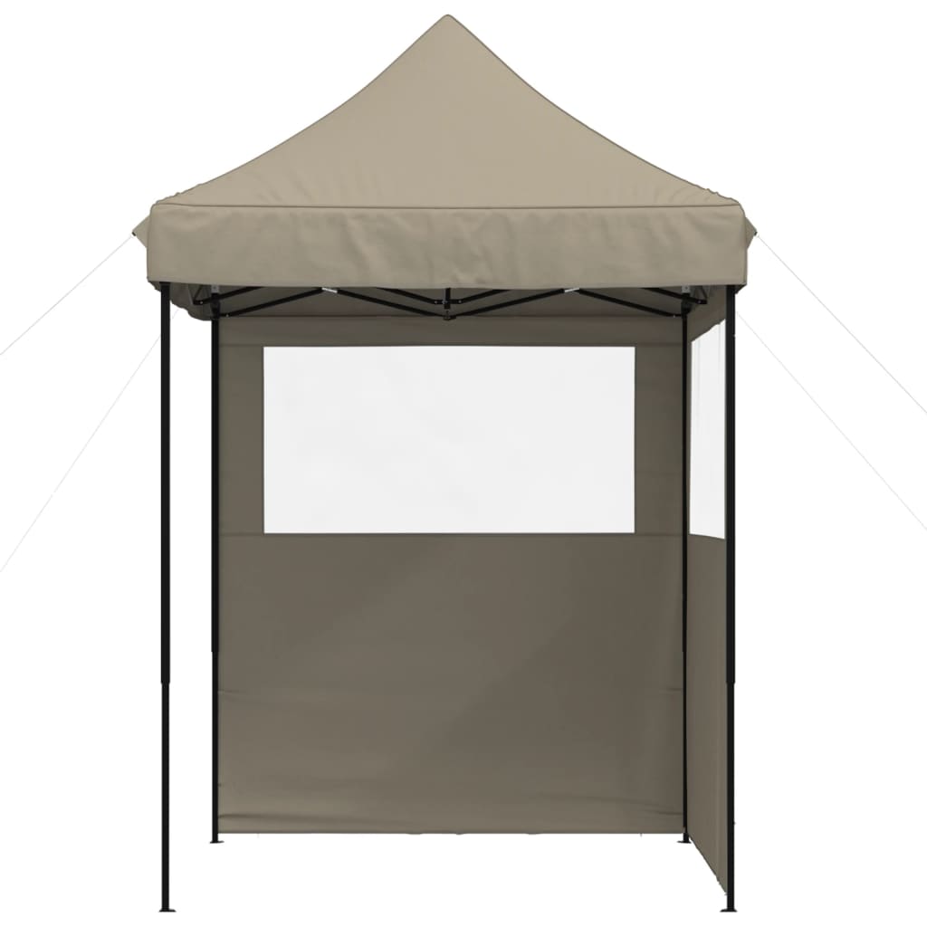 Partyzelt Faltbar Pop-Up Schwarz 200x200x306 cm
