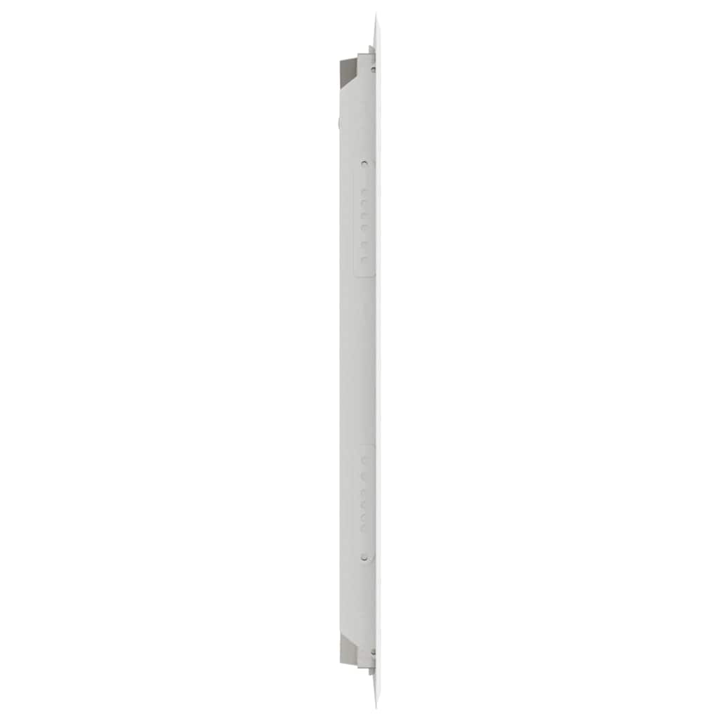 Zugangsklappe 2 pcs Weiß 23 x 23 x 3 cm Stahl
