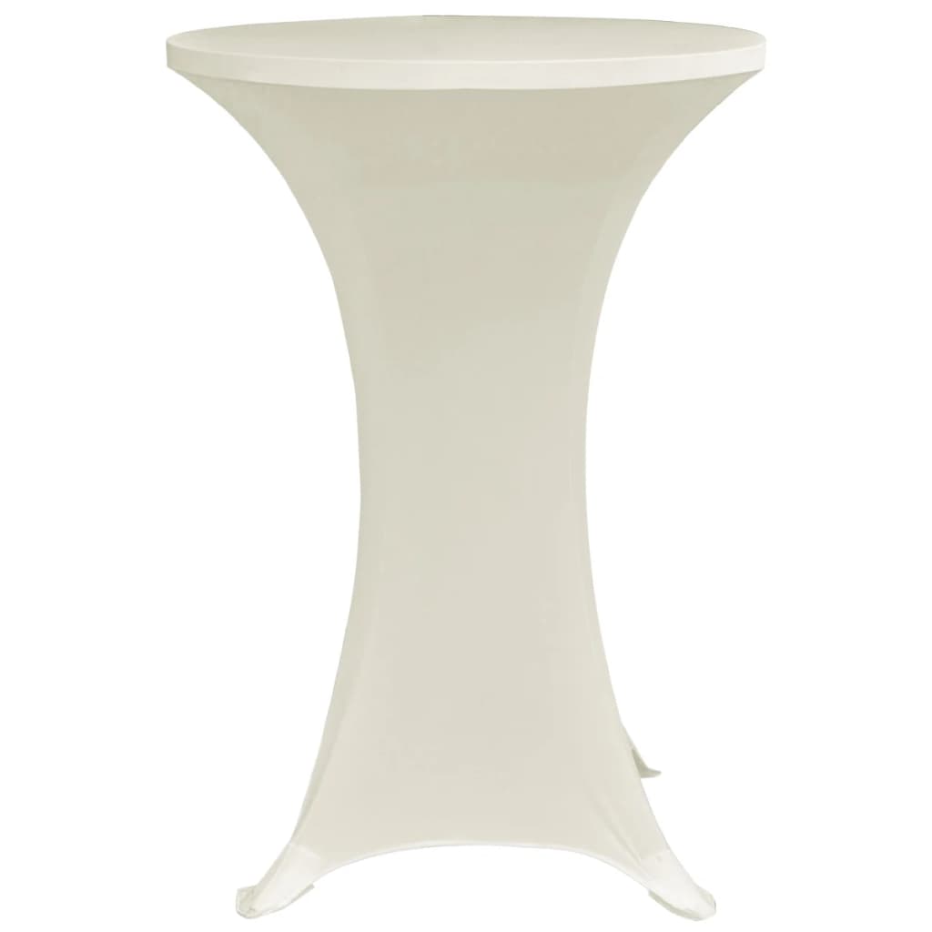 Tischhusse Stretchhusse 2 Stk 70 cm Anthrazit