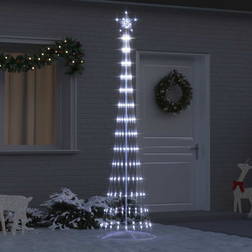 LED-Weihnachtsbaum Warmes Weiß 51 x 51 x 190 cm Metall