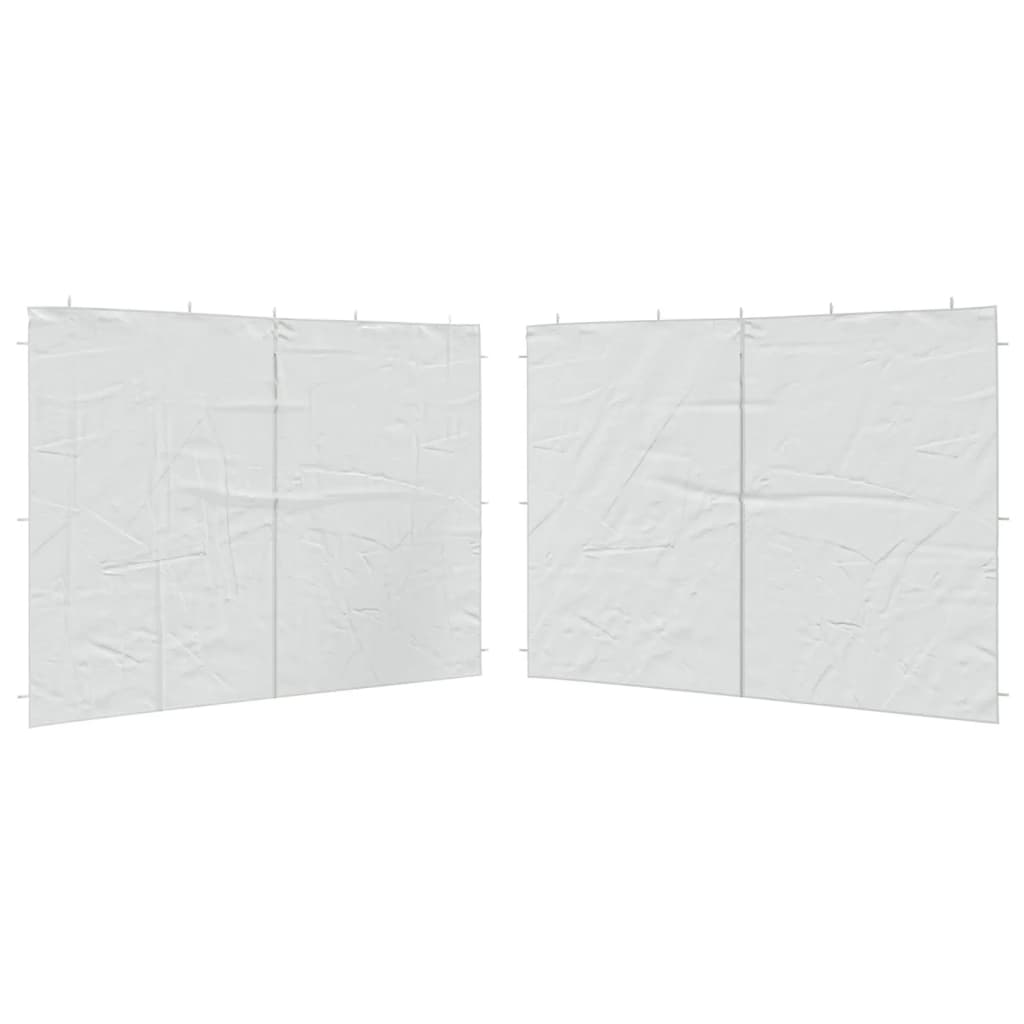 Party Zelt Seitenteil 2 pcs Rot 300 x 195 cm PE und Stahl
