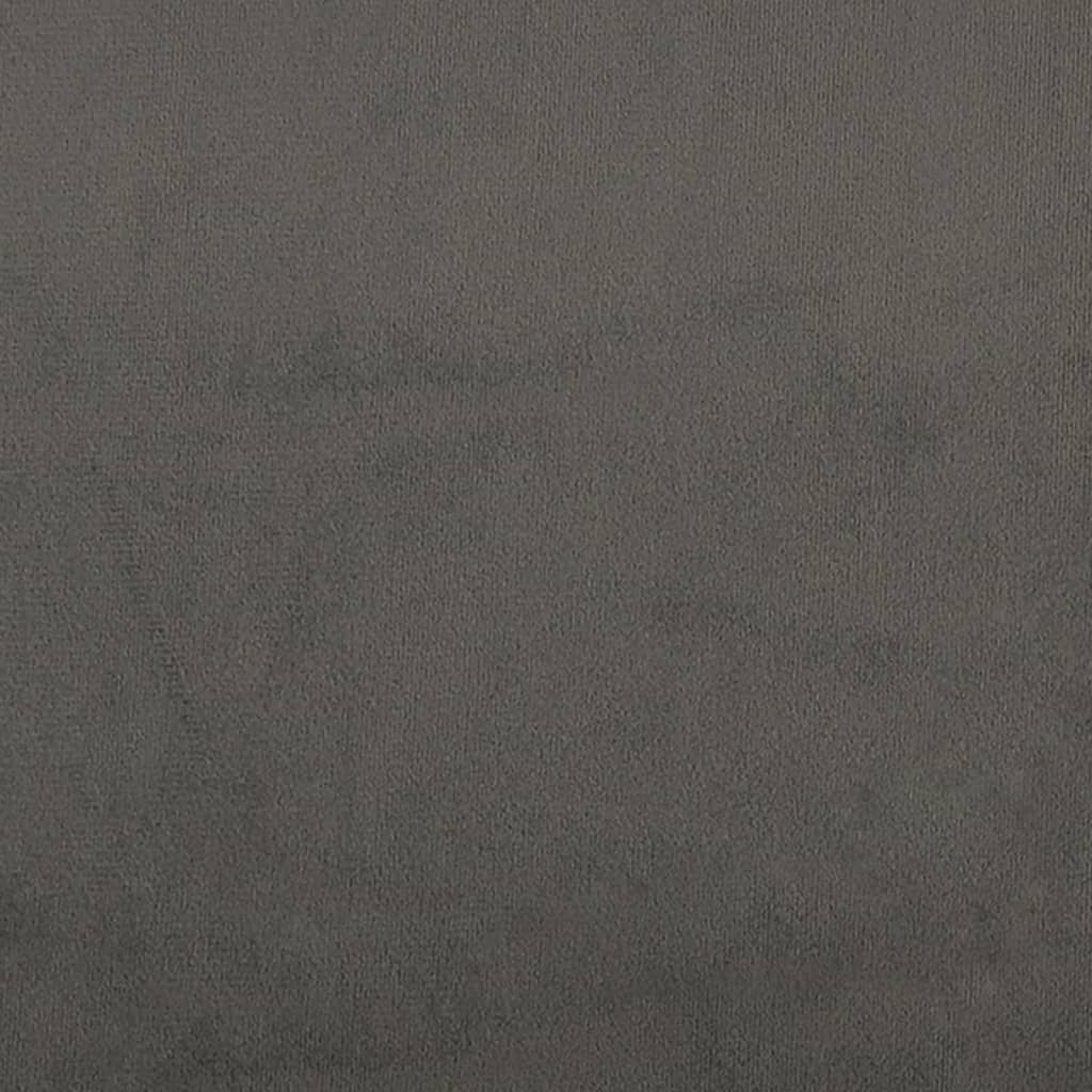 Kopfteil Hellgrau 80x5x118/128 cm Samt