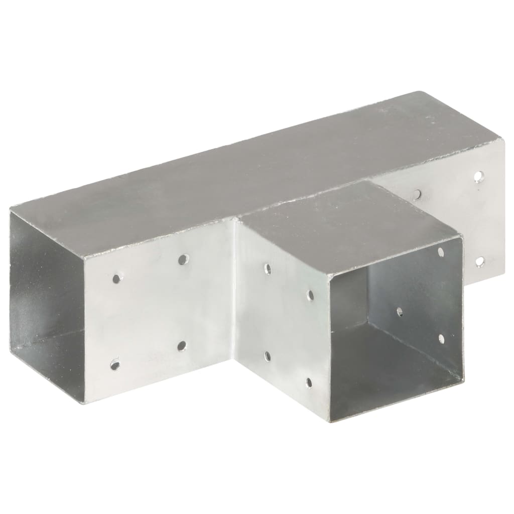 Pfostenverbinder L-Form Verzinktes Metall 71 x 71 mm