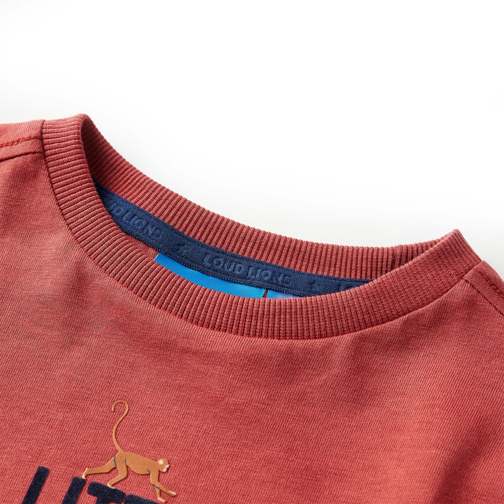 Kinder-Langarmshirt Marineblau 92