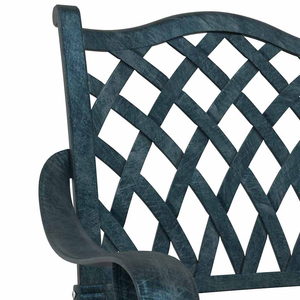 Gartenstuhl 2 pcs Bronze 56 x 55 x 92,5cm Aluminium