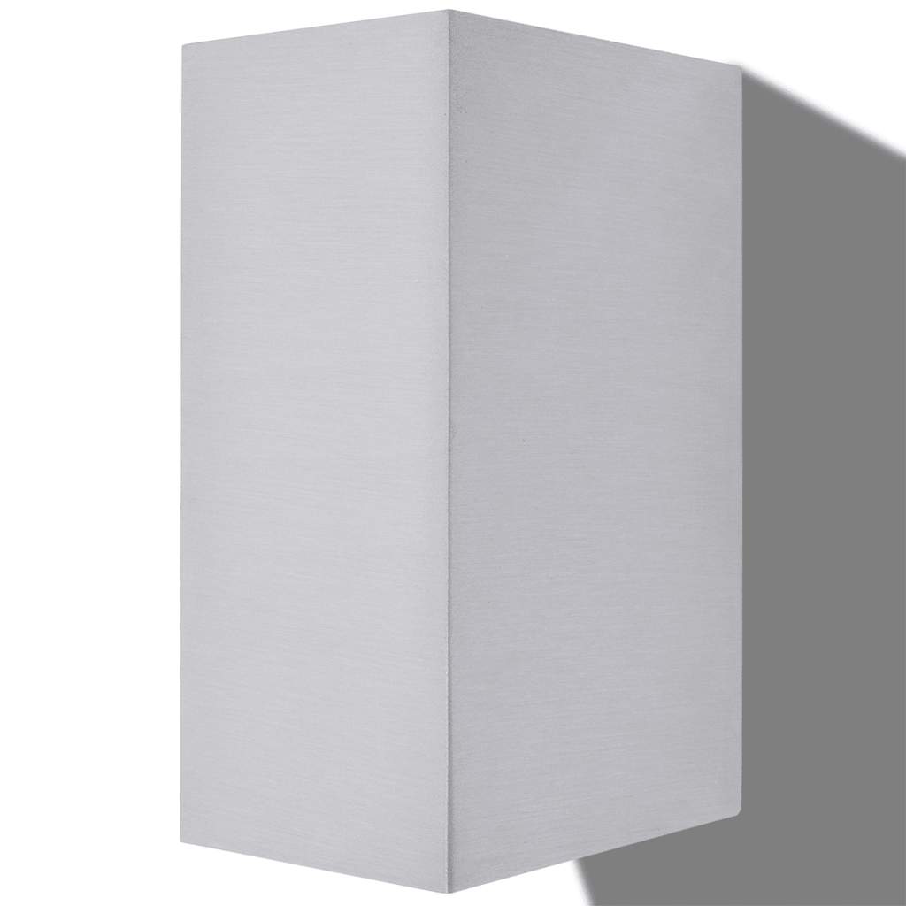LED Außenwandleuchten 2 Stk. Rund Abwärts