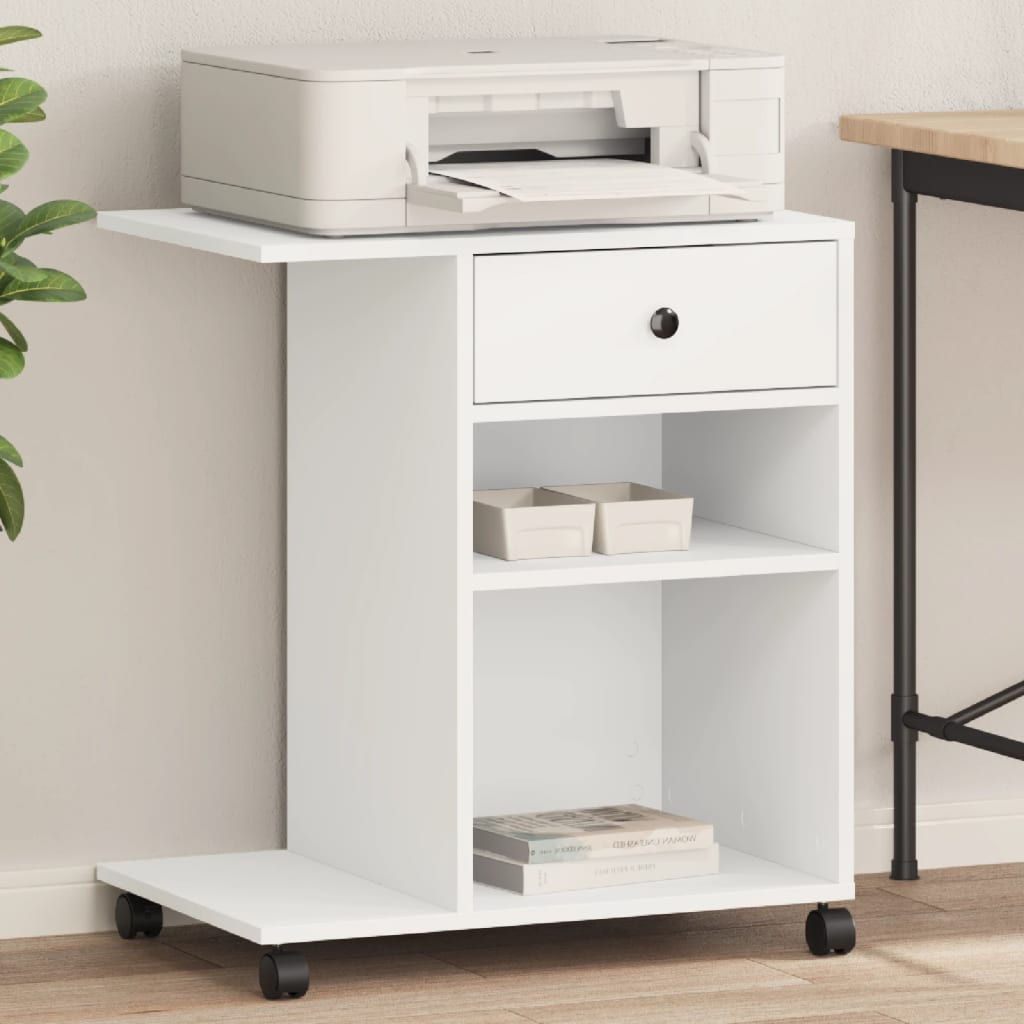 Druckerständer Uni Altholz 60 x 40 x 68.5 cm Holzwerkstoff