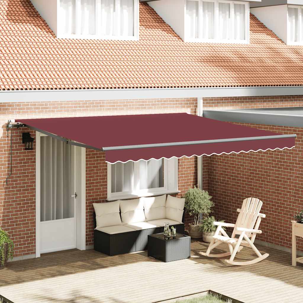 Markise Automatisch Einziehbar 350x250 cm Creme