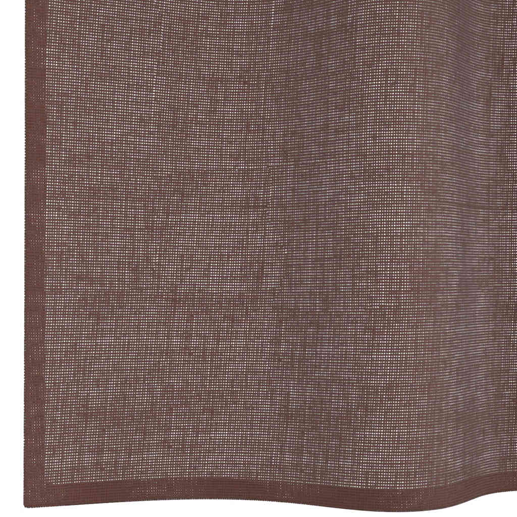 Voile Vorhänge mit Ösen 2 Stk. Apfelgrün 140x140 cm
